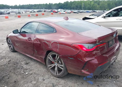 2022 BMW 430I xDrive из США, поврежденный, VIN WBA73AP09NCK28311